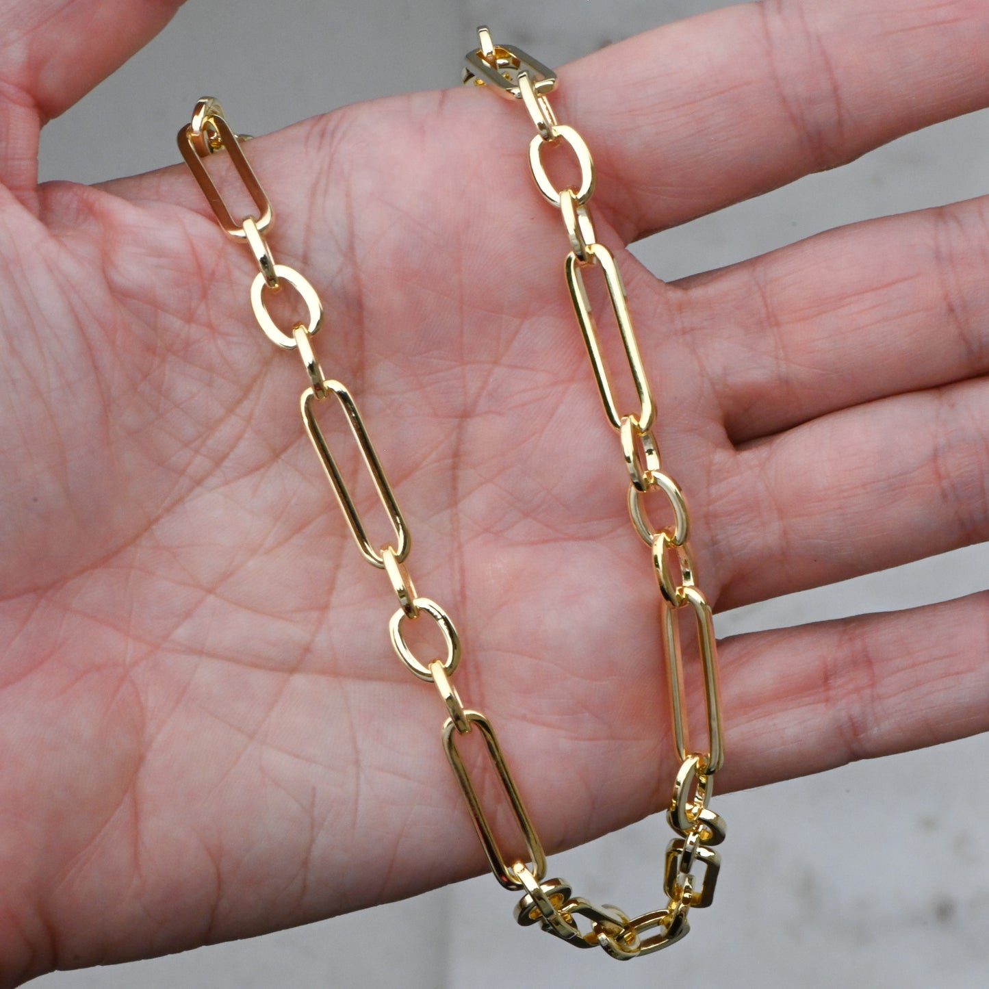 Statement Link Chain Necklace