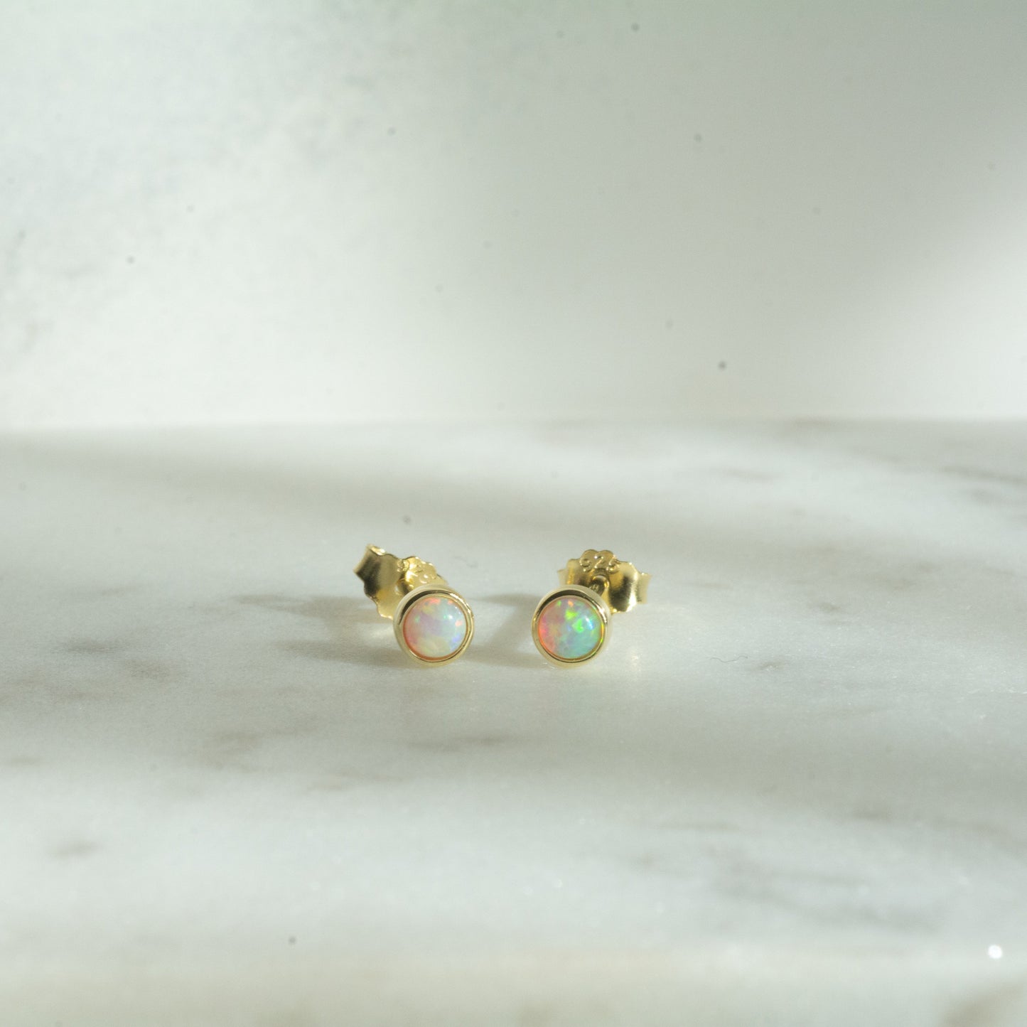 Opal Stud Earrings