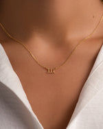 Gold Sami Jewels angel number necklace featuring the number 111 on a delicate chain, stylish and ready to ship.