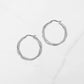 30mm Twisted Hoop Earrings