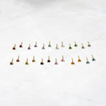 Dainty birthstone earrings gift for her