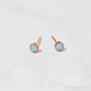 Blue Opal Studs