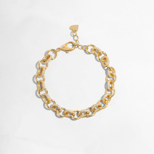 sami jewels round chain link bracelet