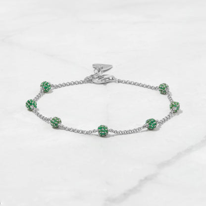 Emerald Beaded Bracelet