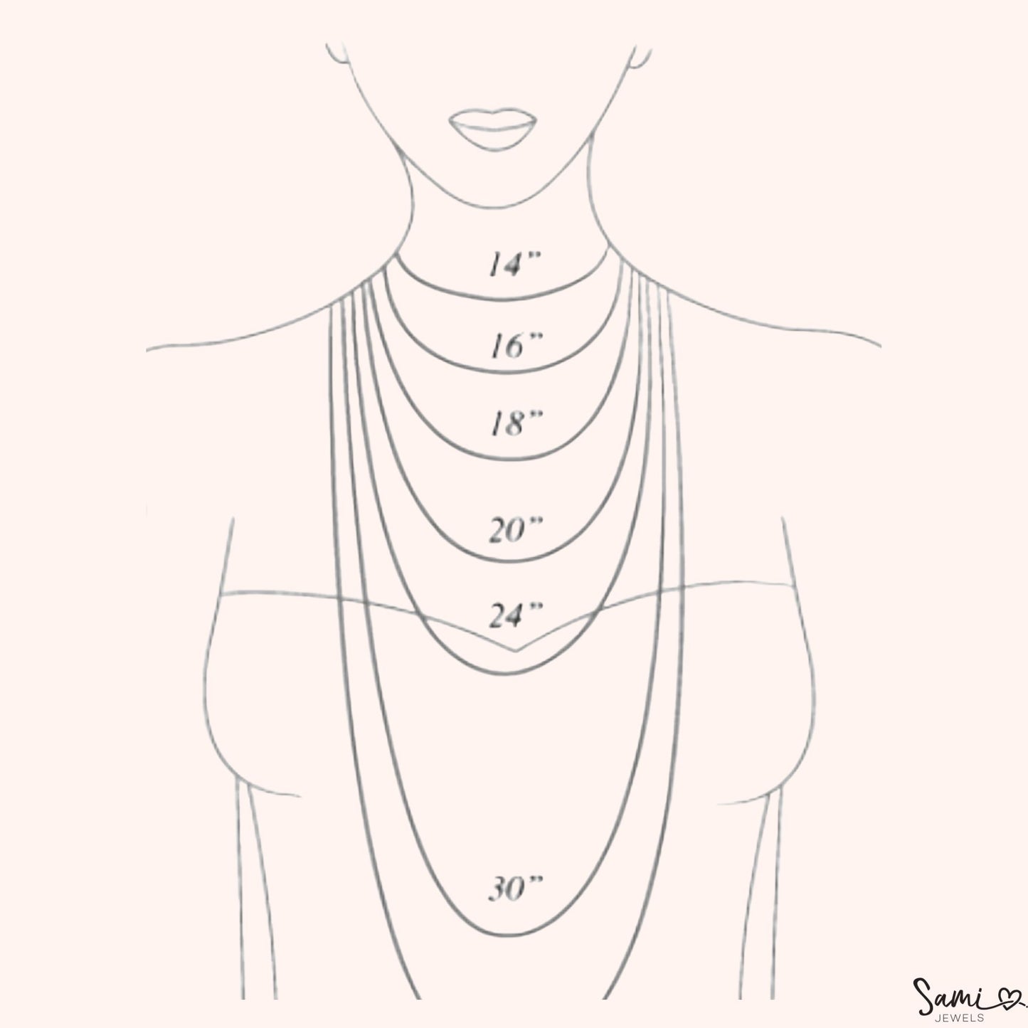 Plain Initial Necklaces
