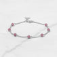 Ruby Beaded Bracelet