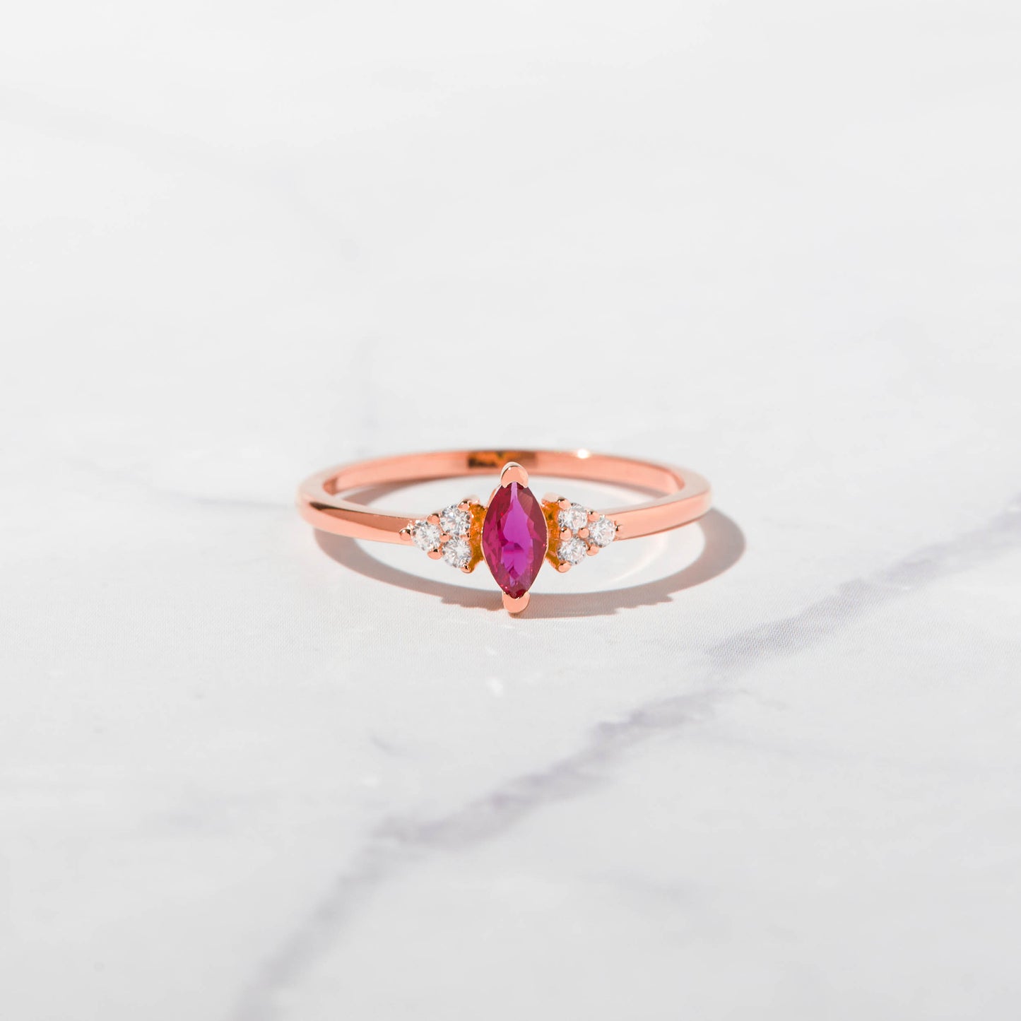 Ruby Marquise Ring