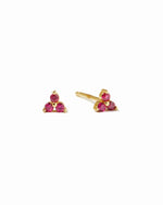 Tiny ruby studs