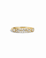 gold cz stacking ring