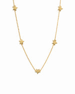 dainty gold star collar necklace