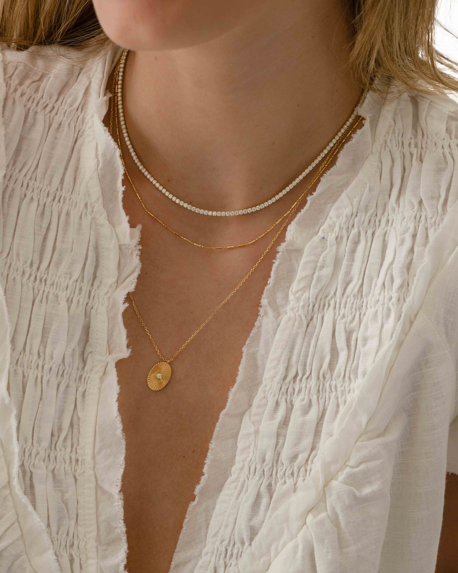 2mm Tennis Necklace