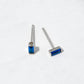 Sapphire Baguette Stud Earrings