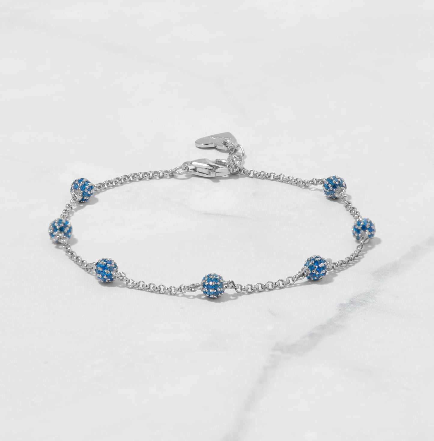 Sapphire Beaded Bracelet