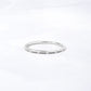 Silver delicate stacking ring 