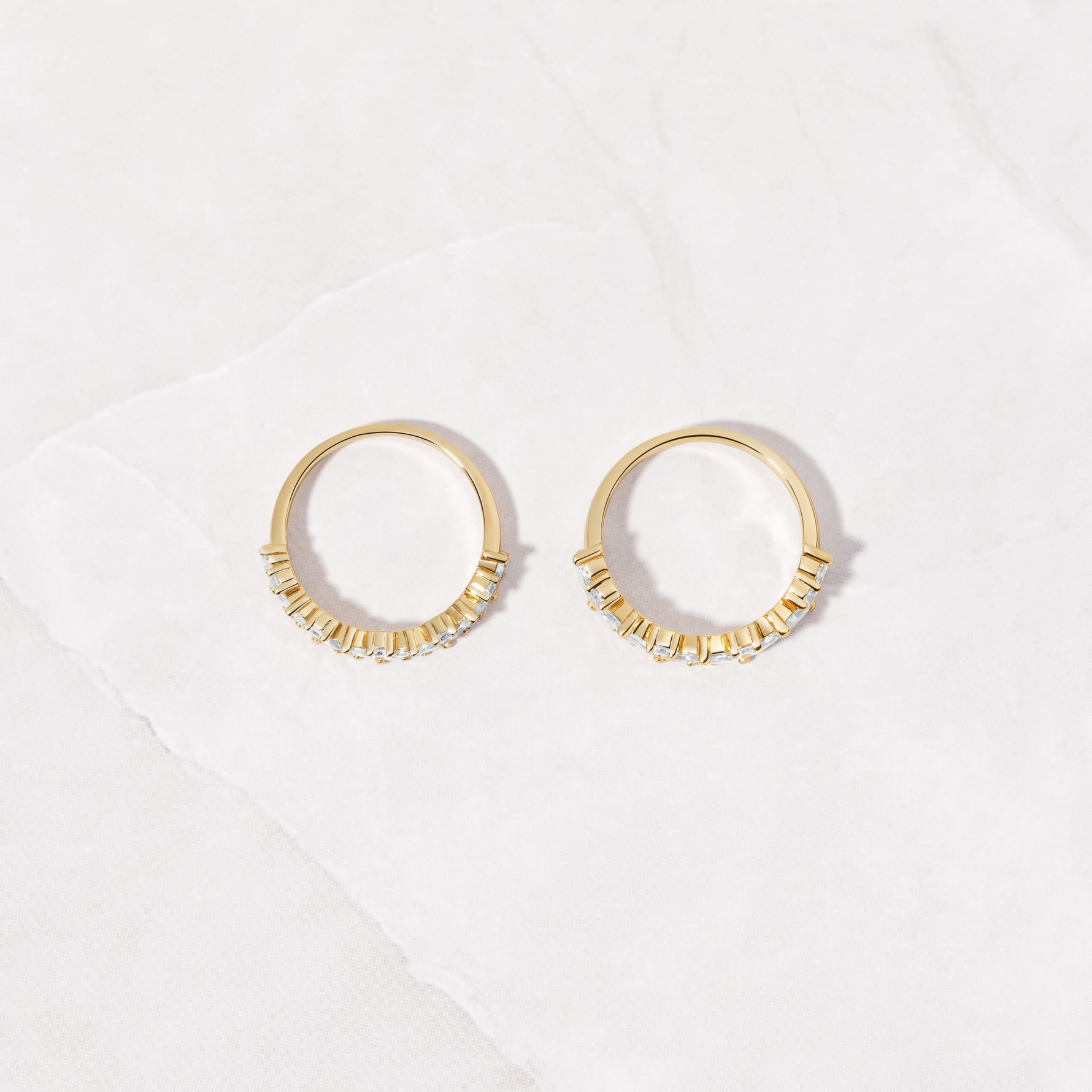 Gold multi stone high quality rings