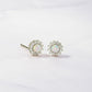 Lora Opal Stud Earrings