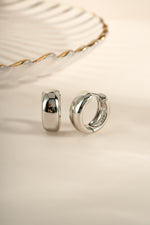 Sterling silver Chunky Olivia Hoops earrings by Sami Jewels featuring bold, thick hoop design for a stylish accessory.