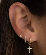 cross-charm-huggie-cz-diamond-studs