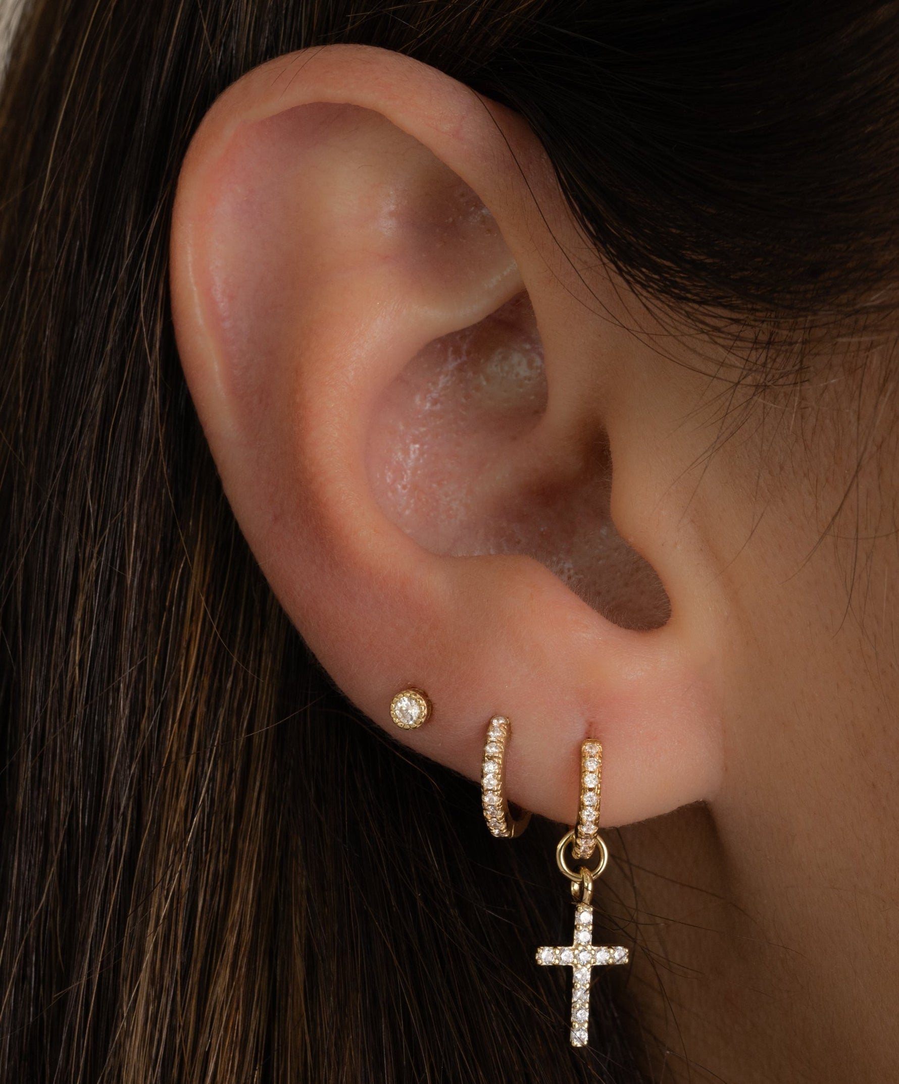 cross-charm-huggie-cz-diamond-studs