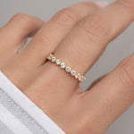 gold eternity ring