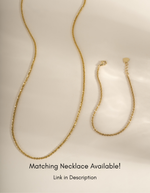 Gold Sami Jewels diamond-cut rope chain bracelet with intricate textured links, showcasing elegant jewelry craftsmanship.