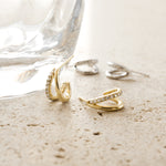 diamond hoop earrings