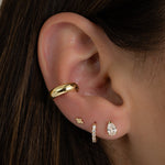 gold-huggie-ear-stack