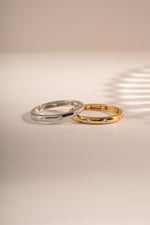 Gold and sterling silver diamond multi-stone ring from Sami Jewels featuring sparkling gemstones and intricate band design.