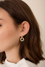 gold hoop earrings