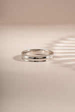 Sterling silver Cathy Ring by Sami Jewels featuring a double-band design and elegant craftsmanship for stylish everyday wear