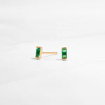 emerald birthstone earrings