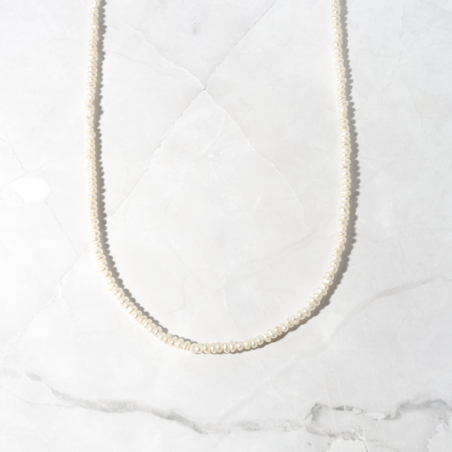 Freshwater Beaded Pearl Necklace