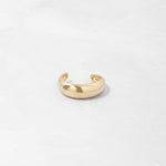 chunky plain gold ear cuff
