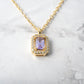 Gemstone Birthstone Baguette Necklaces
