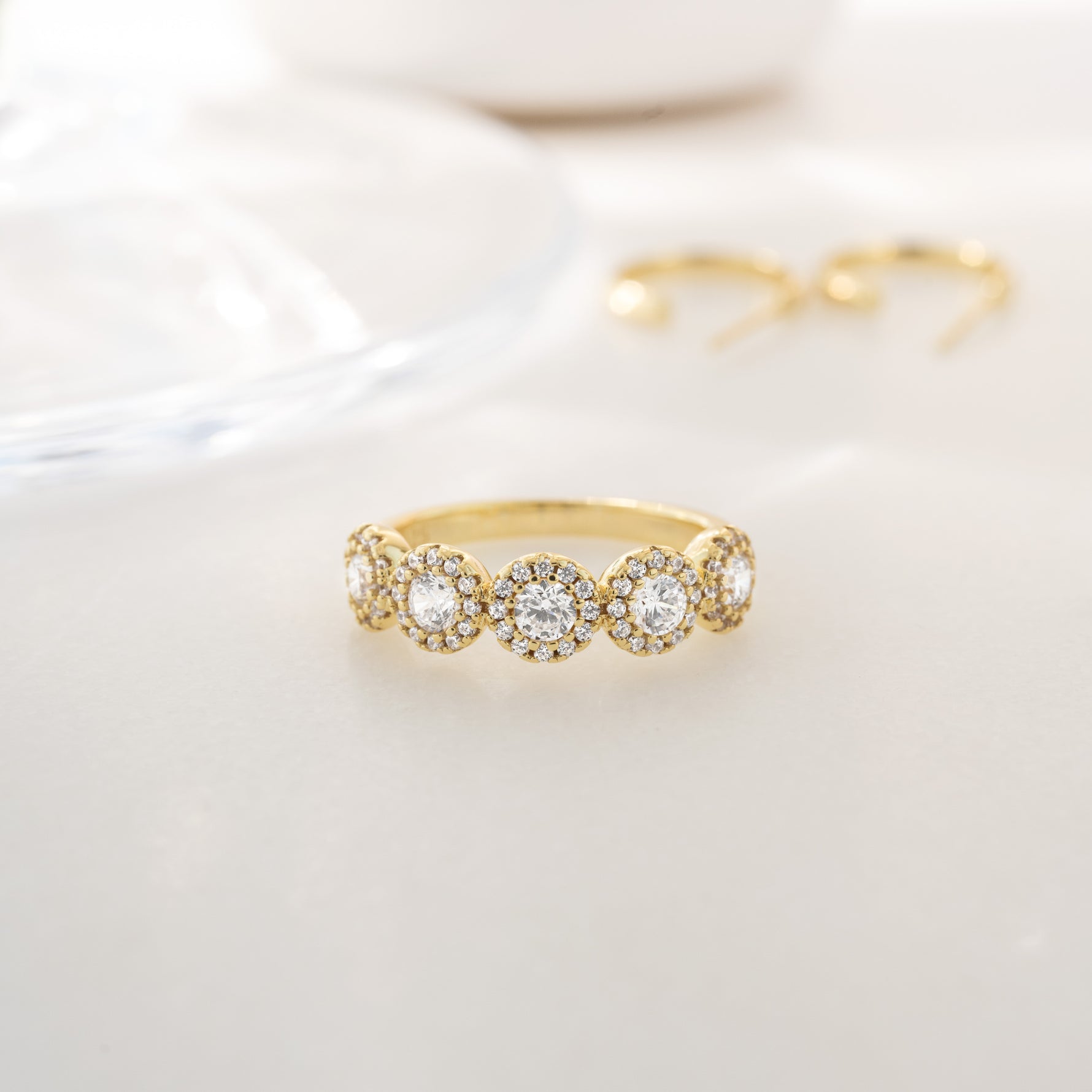 stacking ring in gold