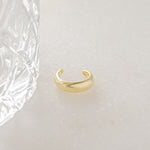 chunky gold ear cuff for an everyday stack