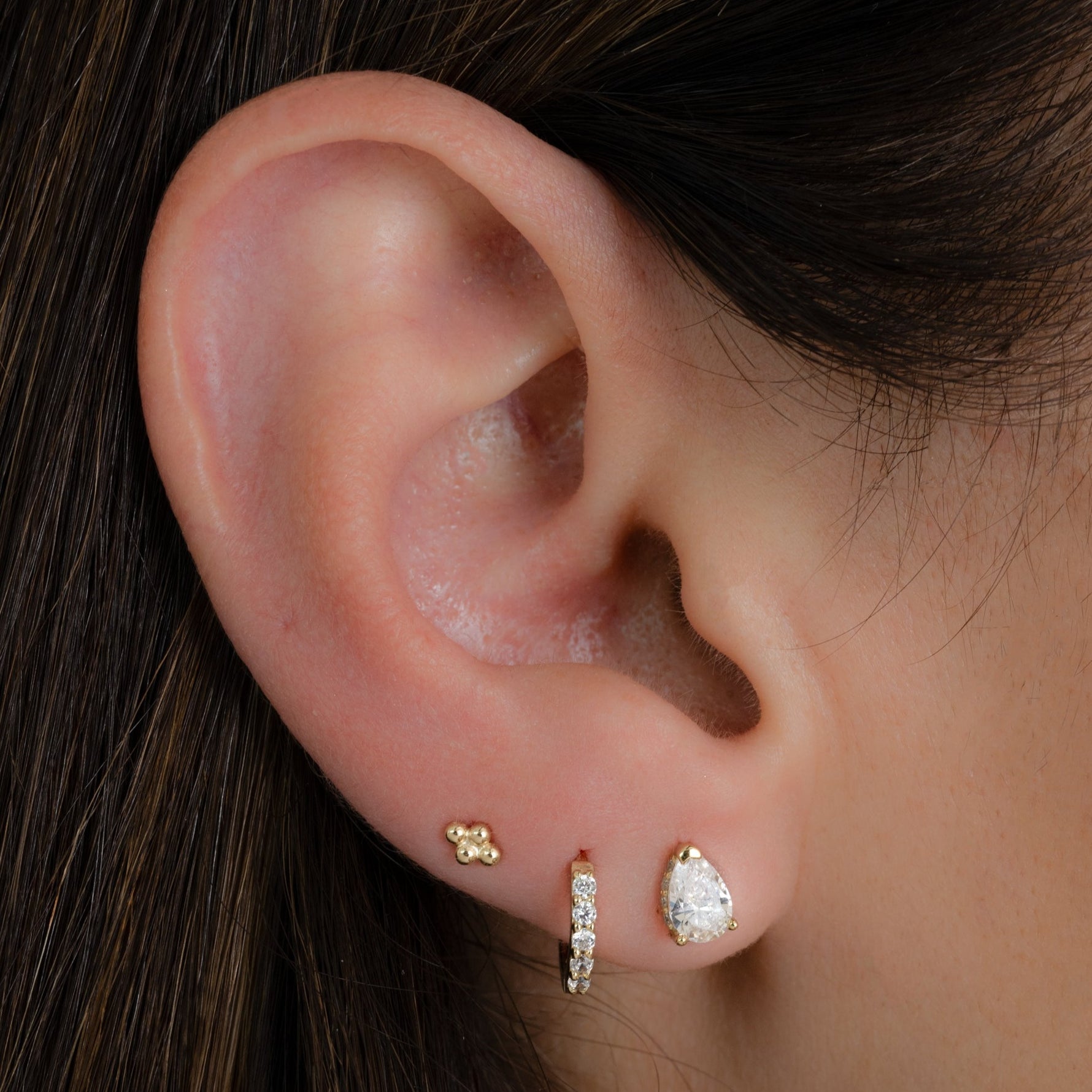 gold-cz-huggie-pear-stud-earrings