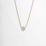 flower pendant necklace