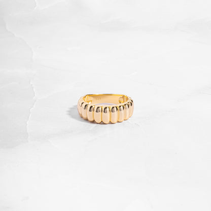 Fluted Statement Ring