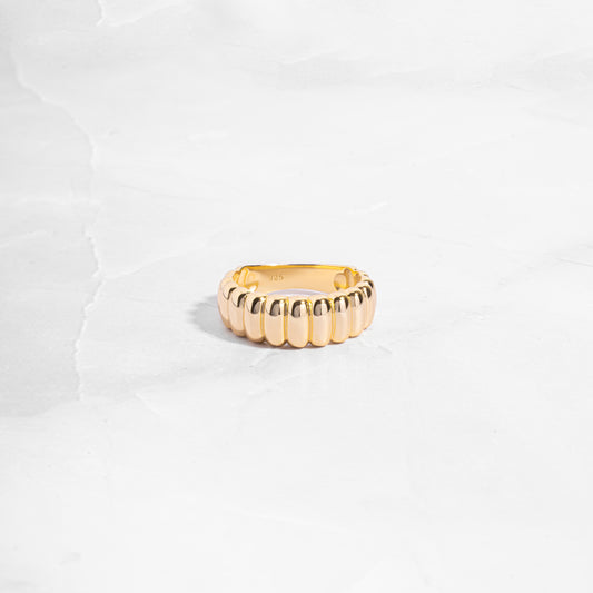 Fluted Statement Ring