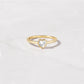 Bezel Heart Ring