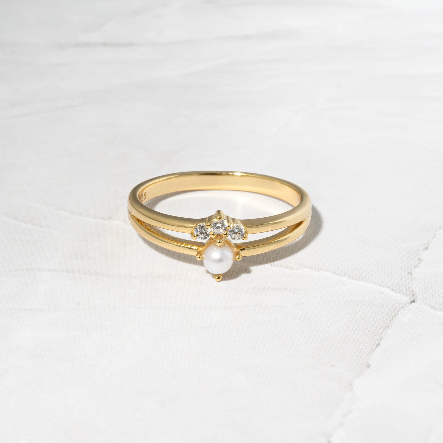 Pearl Ring Set