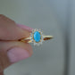 gold turquoise ring