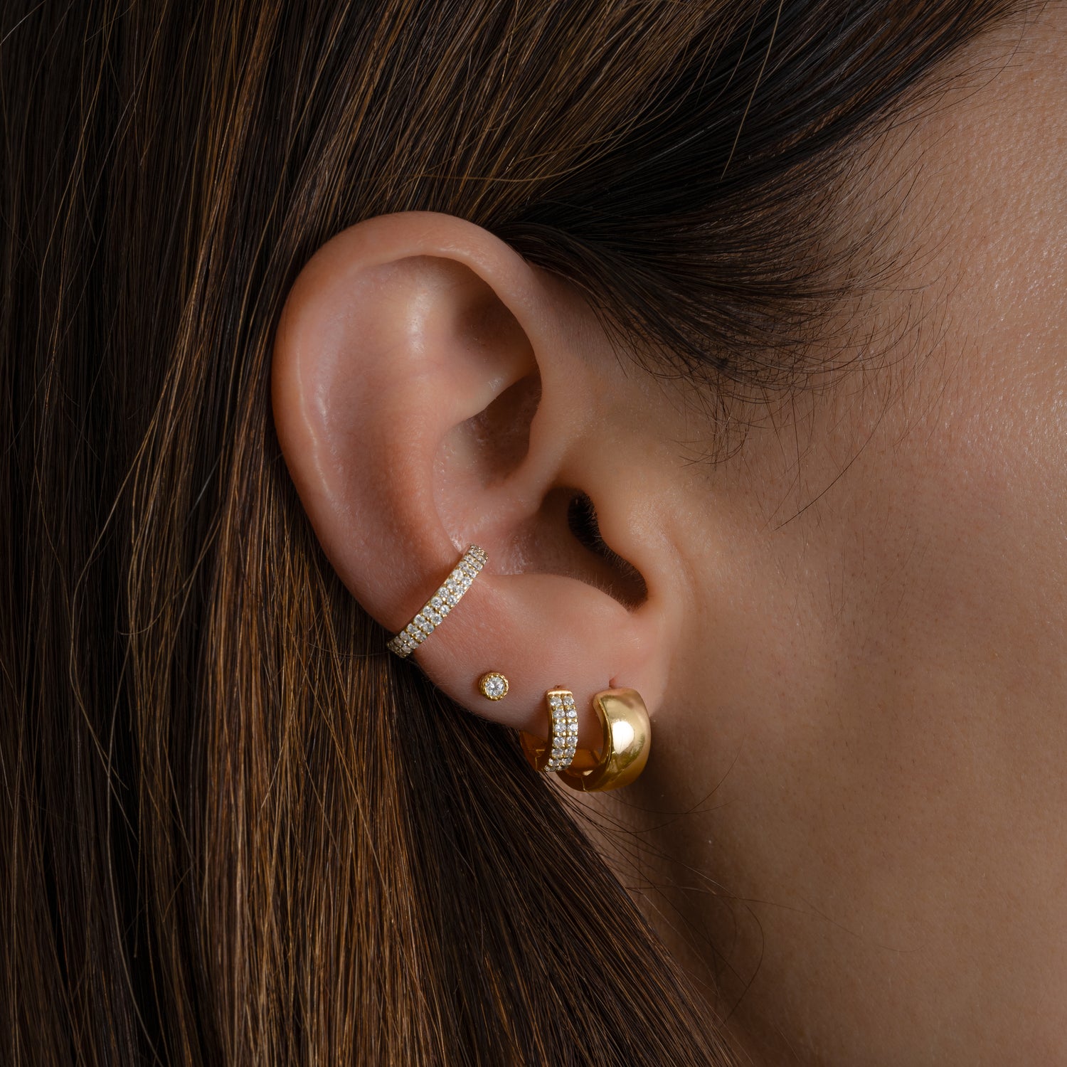 Small Chunky Hoops