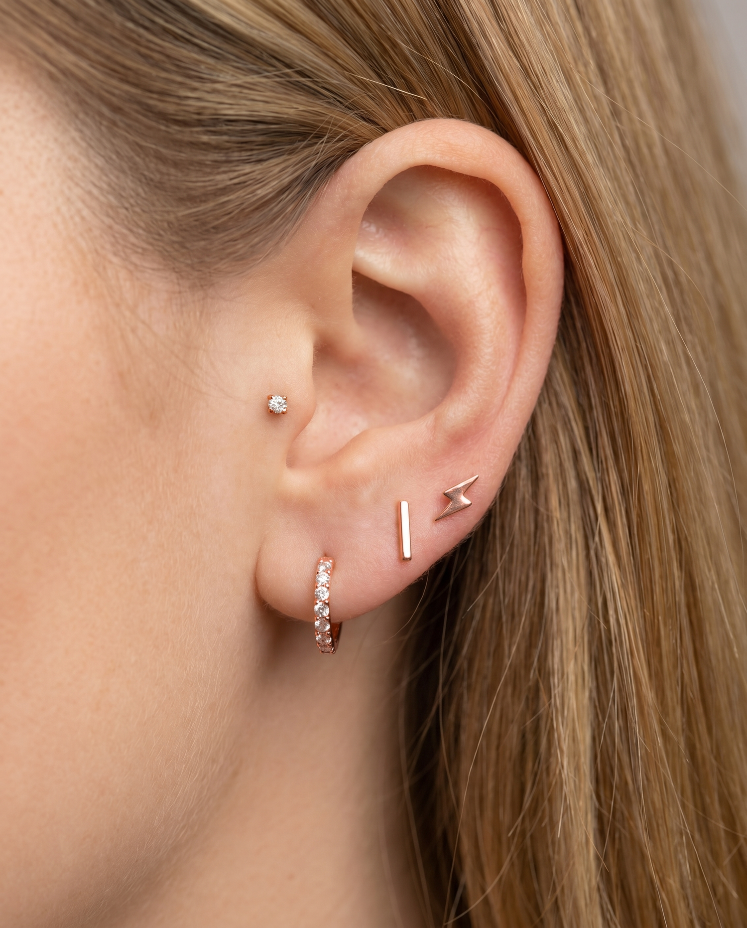 Lightning Bolt Studs