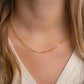 minimalist gold necklace