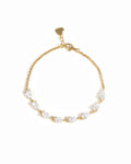 Classic Half Tennis Bracelet with Pear Stones