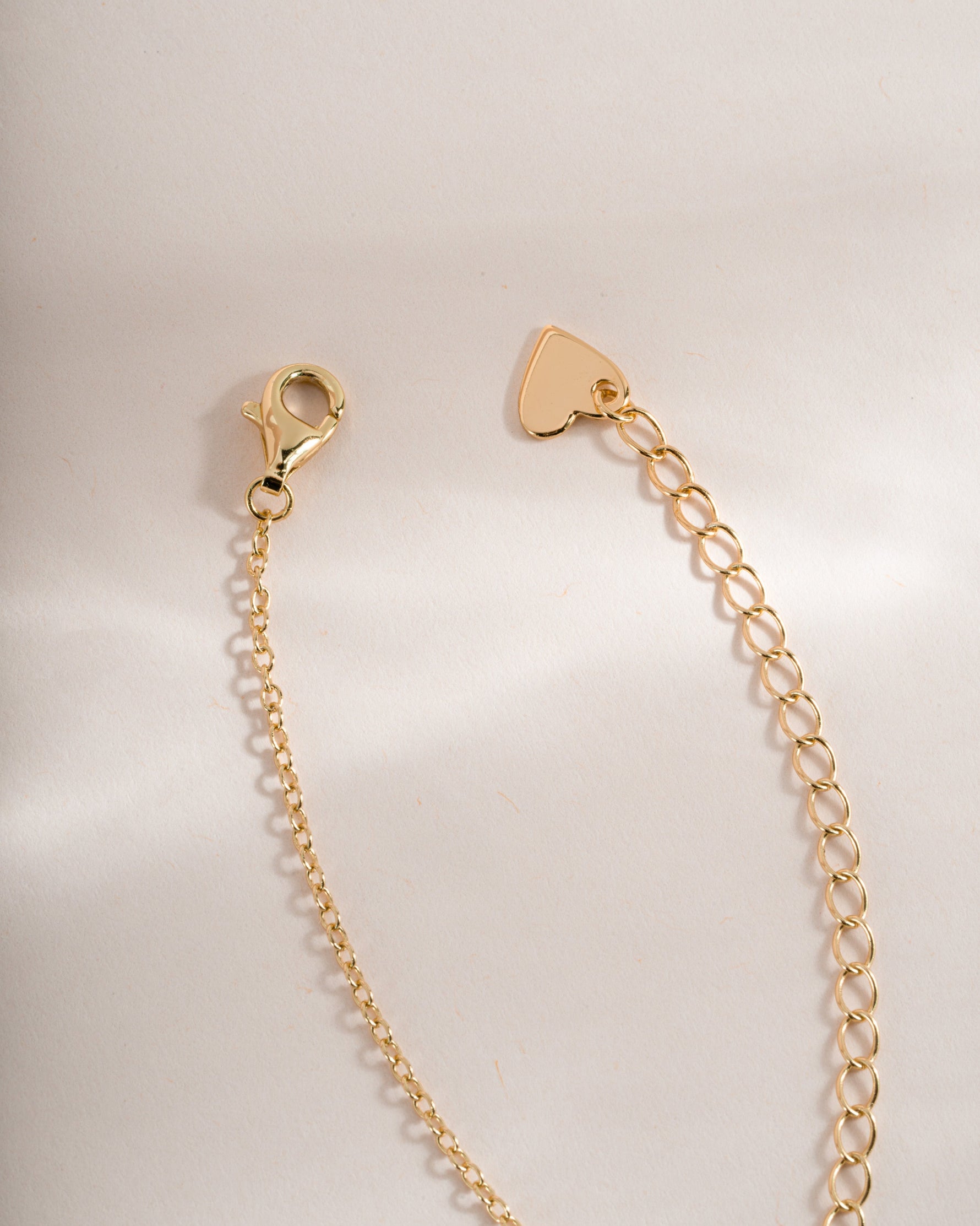 Gold Mom Heart Necklace by Sami Jewels featuring a lobster clasp closure, elegant and perfect for sentimental jewelry.