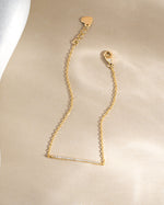 Gold Pavé Bar Bracelet by Sami Jewels featuring a sleek design and lobster clasp closure.