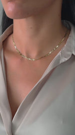 Video of gold mariner chain necklace